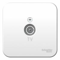 Розетка телевизионная TV ОП Blanca коннектор с изолир. пластиной белая SE BLNTA000011